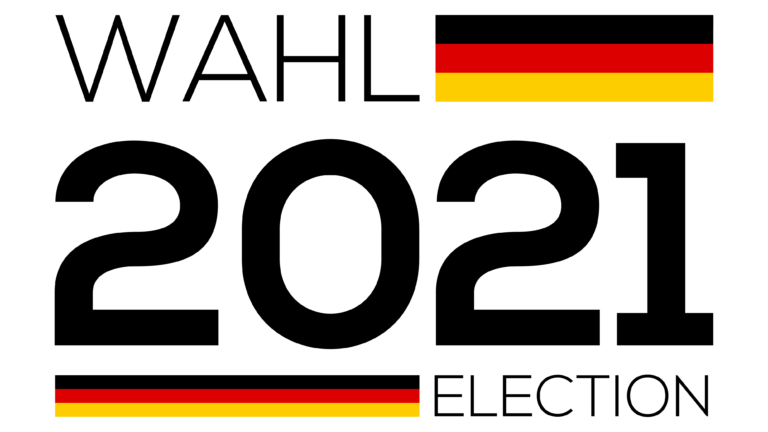 Germany election 2021, white background