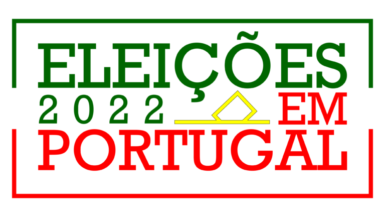 Portugal election 2022, full color on white background - UNUSED